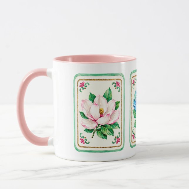 Mug Fleurs de Mahjong (Gauche)