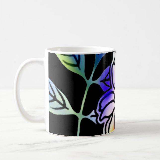 Mug Fleurs de néon (Gauche)
