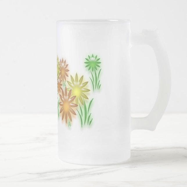 Mug - Fleurs de néon (Droit)