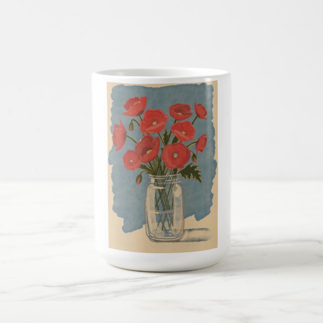 Mug Fleurs de pavot (Centre)