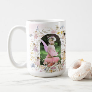Mug Fleurs de prairie fleurs sauvages Cadeau photo Ann