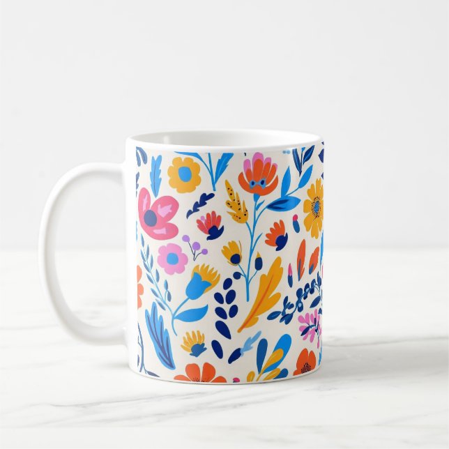 Mug Fleurs de printemps (Gauche)