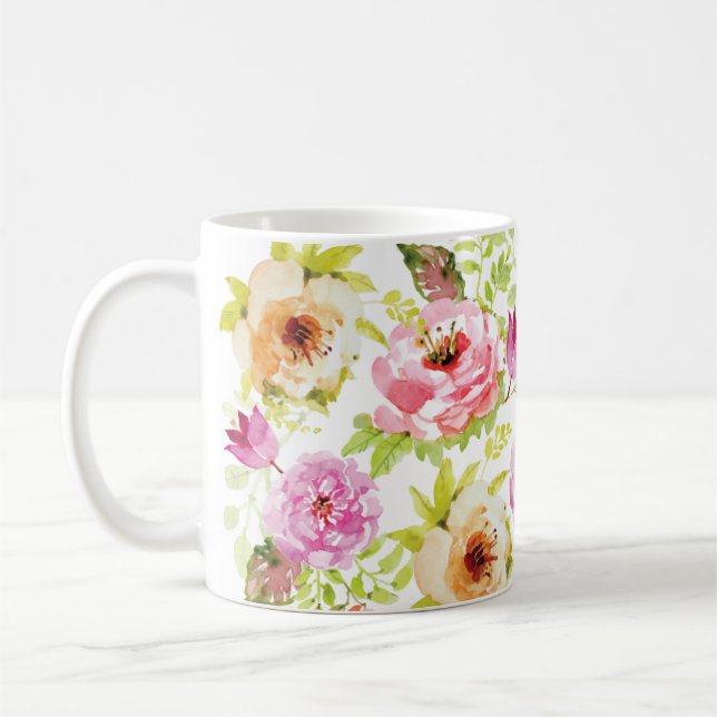 Mug Fleurs de printemps (Gauche)