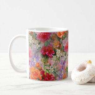 Mug Fleurs de printemps colorées