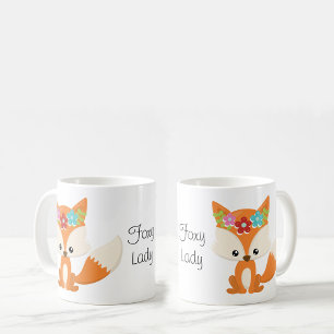 Mug Fleurs de printemps Fox Foxy Lady