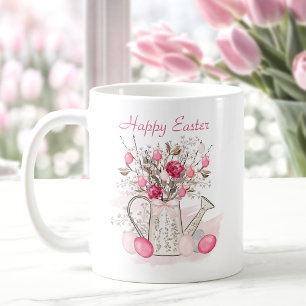 Mug Fleurs de printemps OEufs de Pâques Personnalisé R