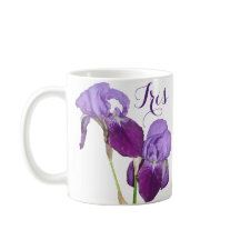Fleurs de printemps violettes personnalisables Iri