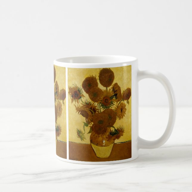 Mug Fleurs de soleil : 1888 par Van Gogh (Droite)