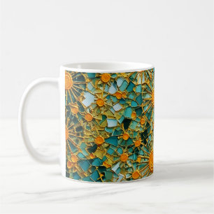 Mug Fleurs de soleil Abstraites 102