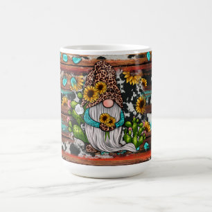 Mug Fleurs de soleil Gnome Occidentales Pierres Turquo