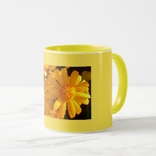 Mug Fleurs de soleil jaunes le matin