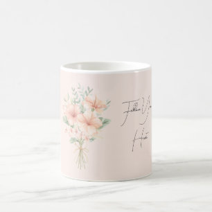 Mug Fleurs d'Hibiscus Pêche Tropical