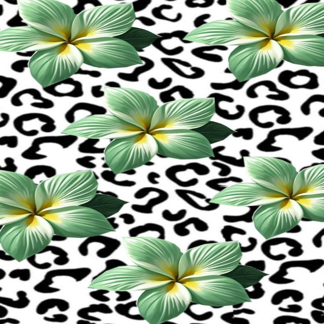 Mug Fleurs d'impression léopard tropicale  (Créateur téléchargé)