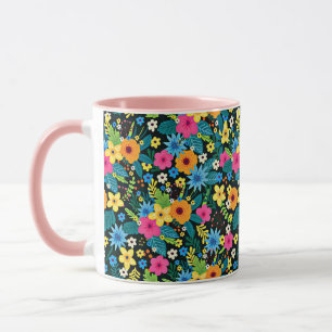 Mug Fleurs Ditsy Vibrantes Motif Floral-43785