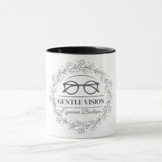 Mug Fleurs Douces Entourant des Lunettes de Lecture St