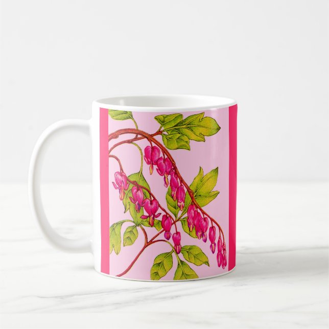 Mug fleurs du coeur saignant (Gauche)