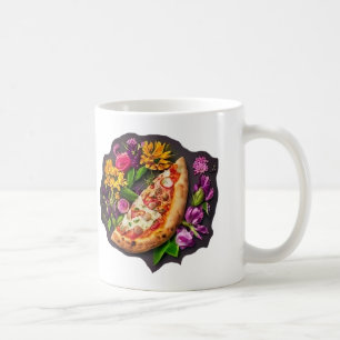 Mug Fleurs et pizzas