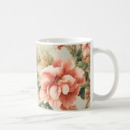 Mug Fleurs Exquises Extraordinaires, Feuilles. Peintur