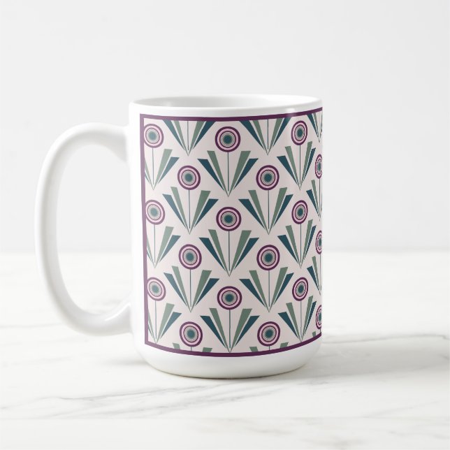 Mug Fleurs géométriques (Gauche)