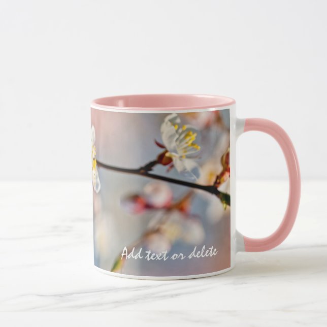 Mug Fleurs japonaises d'abricot (Droite)