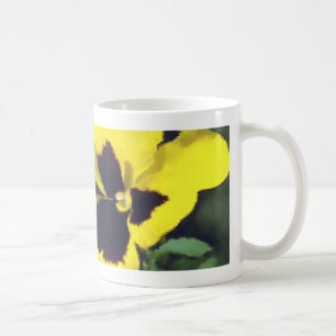 Mug Fleurs jaunes de pensée