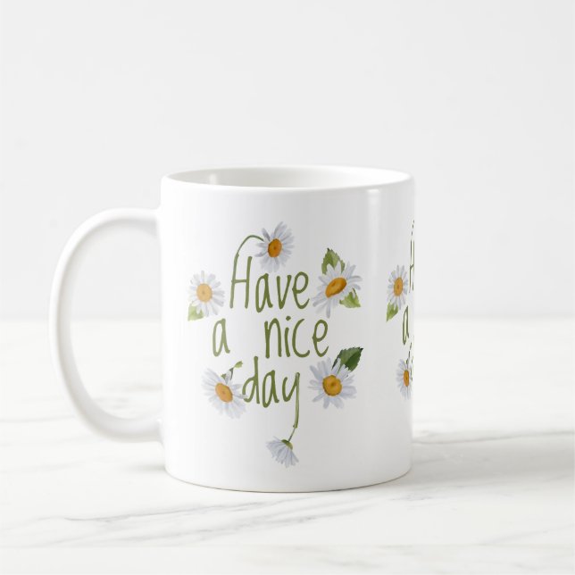 Mug Fleurs marguerites (Gauche)
