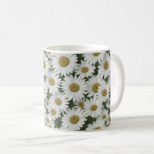 Mug Fleurs marguerites blanches