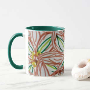 Mug Fleurs Modernes