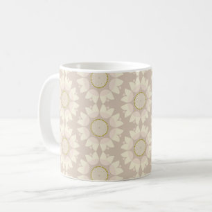 Mug Fleurs neutres Zen