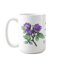 Fleurs peintes, pour la 1ère grand-mère