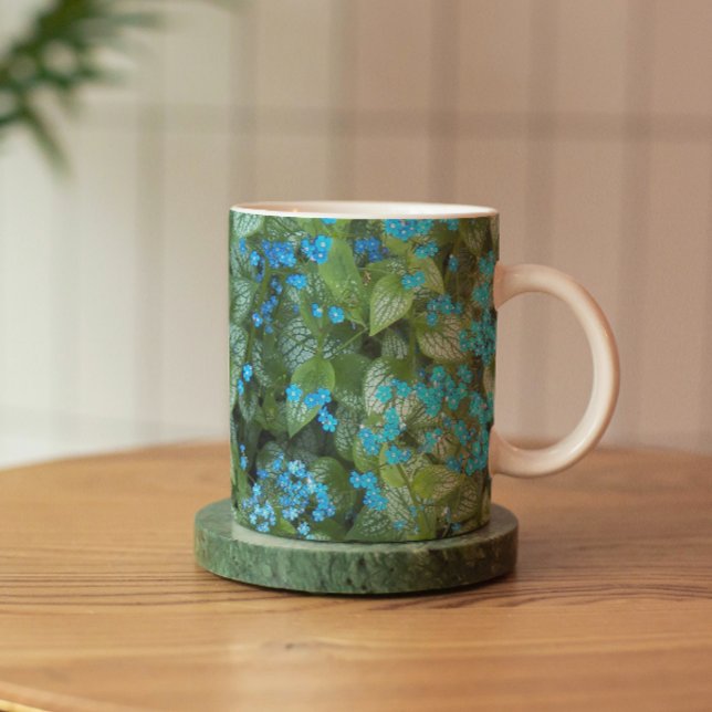 Mug Fleurs Petit Bleu Brunnera Floral (In Situ Coaster)