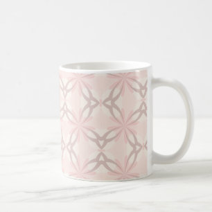 Mug Fleurs romantiques roses et gris