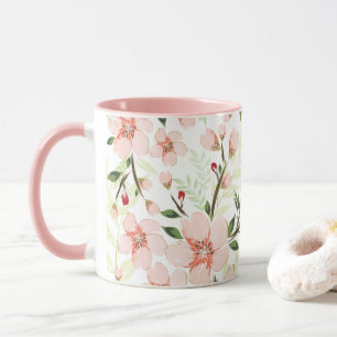 Mug Fleurs roses