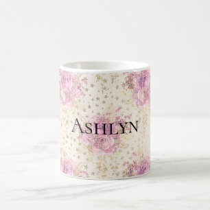 Mug Fleurs roses Chic