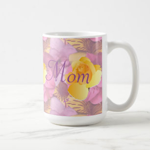 Mug Fleurs roses Rose Rose Rose Rose Rose Grosse maman
