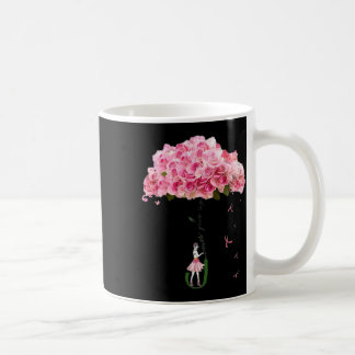Mug Fleurs Ruban Lutte de sensibilisation au cancer du