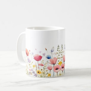 Mug Fleurs sauvages Floral, Jardin botanique, gif Colo