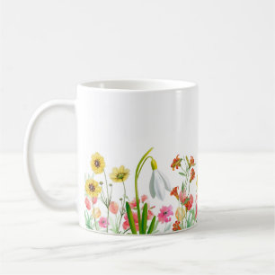 Mug Fleurs sauvages Floral, Jardin botanique, gif Colo
