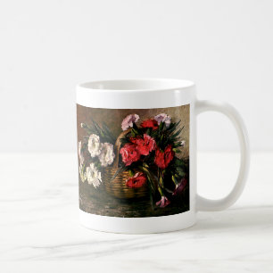 Mug Fleurs victoriennes vintages, oeillets floraux
