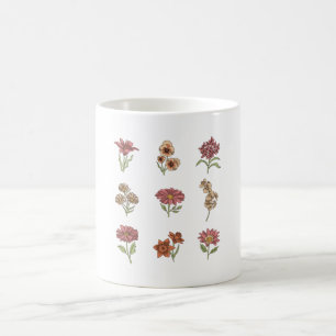 Mug Fleurs Vintages fleurs sauvages Botanique