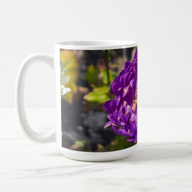 Mug Fleurs violettes (Gauche)