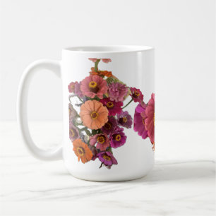 Mug Fleurs Zinnia Maureen Girard Bouquet Sachet