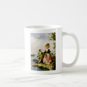 Mug "Flirt au Bord de la Mer" par Hippolyte Lucas