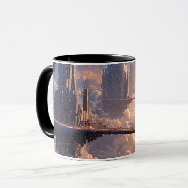 Mug Floating Metropolis in the Clouds (Devant gauche)