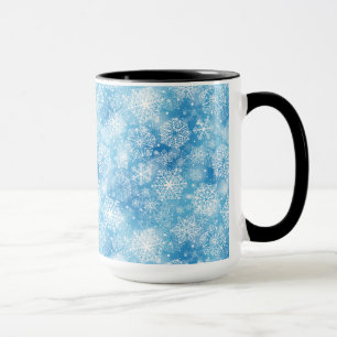 Mug Flocon de neige bleu