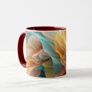 Mug Floraison radieuse de pétales éthérés dans la lumi
