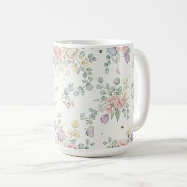 Mug floral (Devant droit)