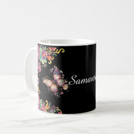 Mug Floral and Butterfly Paisley