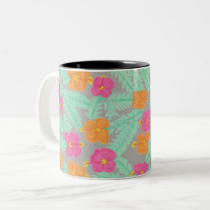 Mug floral de la jungle tropicale
