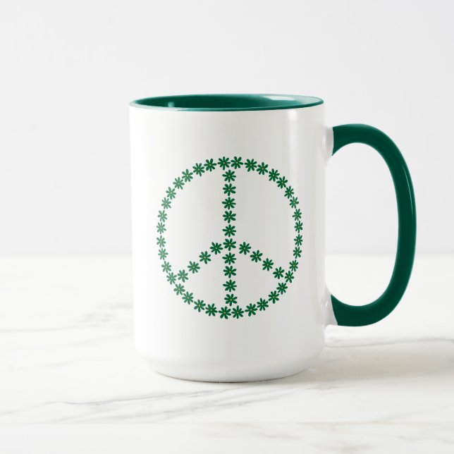 Mug Floral de la paix (Droite)